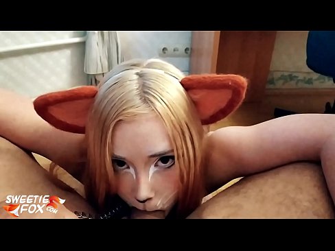 ❤️ Kitsune sluger pik og sæd i sin mund Porno at da.watchhentai.ru ️